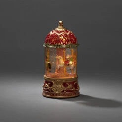 Christmas Lantern With Carousel