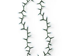 Beautiful Christmas Compact Lights With 500 Cool White Lights And Green Cable