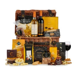 Fireside Feast Christmas Hamper With Wine