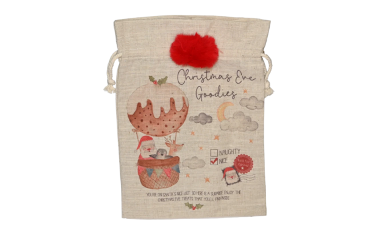 Christmas Eve Goodies Santa Sack 3 Christmas Eve Goodies Santa Sack