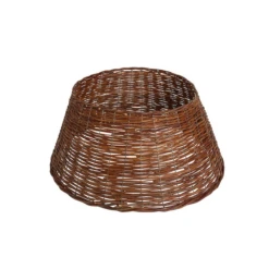 Wicker Willow Christmas Tree Ring - Brown - Small