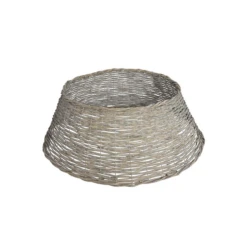 Wicker Willow Christmas Tree Ring - Natural - Small